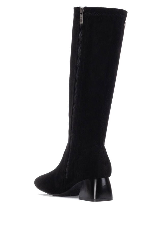 XTI Botas de camurça preto