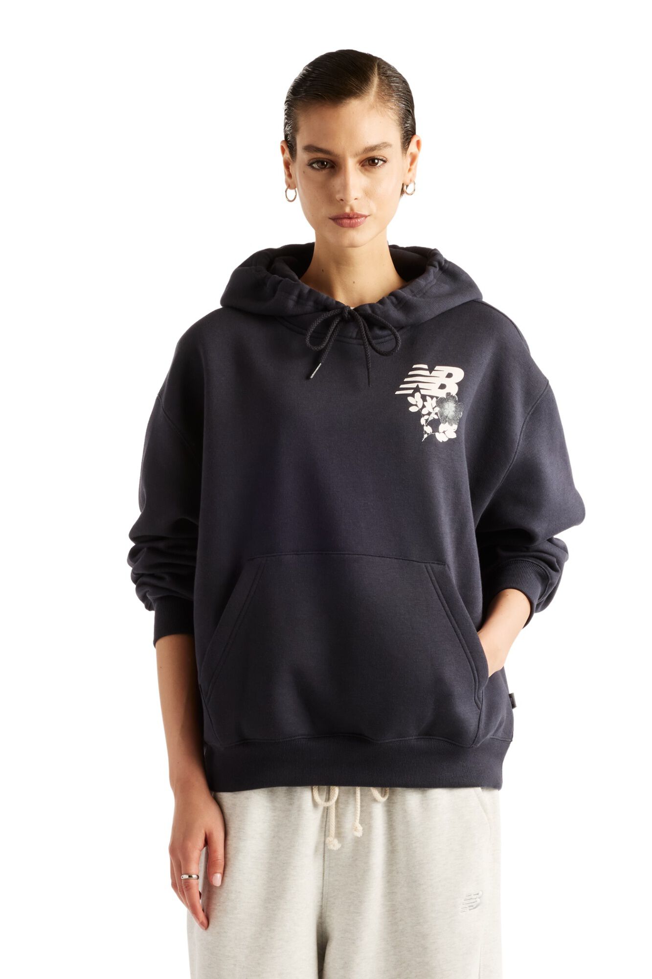 New Balance Sweatshirt estampado com capuz