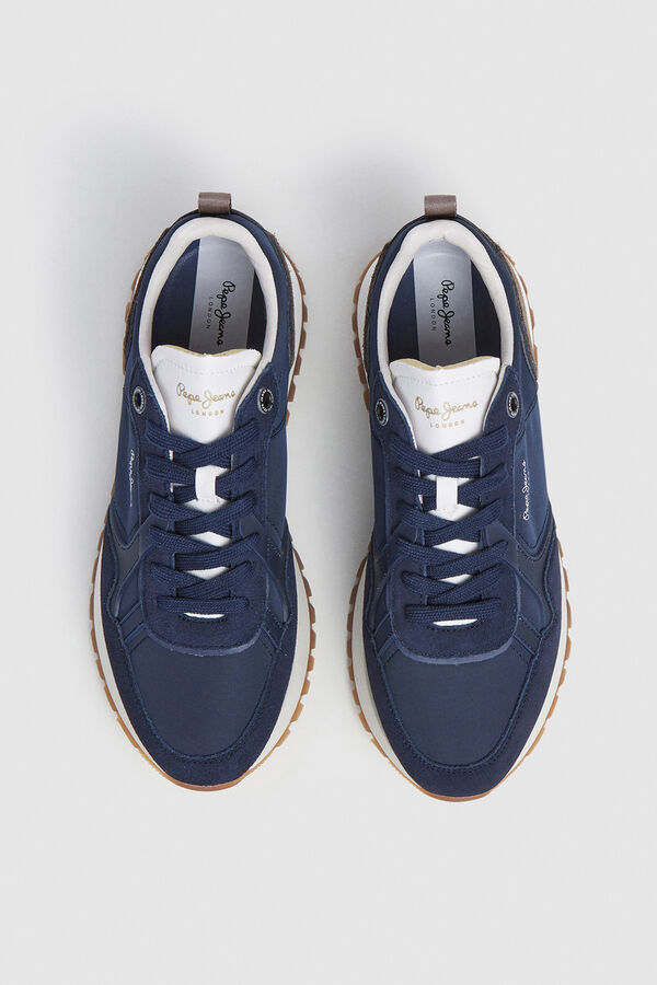 Pepe Jeans Sapatilhas Running Retro azul