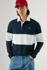 Pepe Jeans Polo de Rugby Regular Fit azul