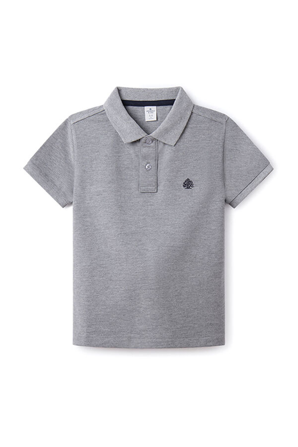Springfield Boys' essential polo shirt gray