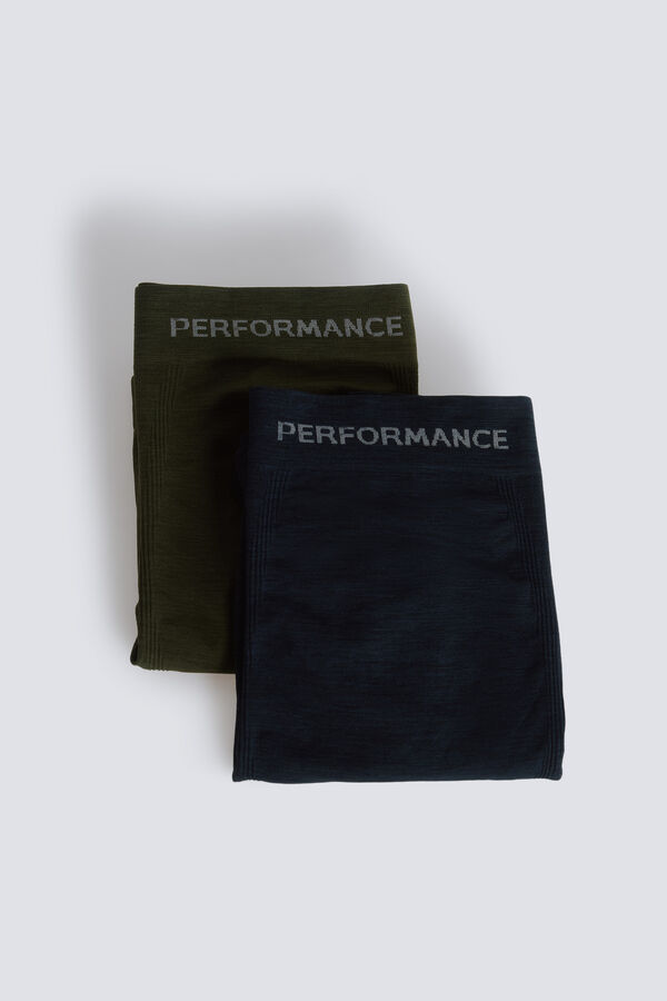 Springfield Pack 2 boxers sem costura desportivos azul