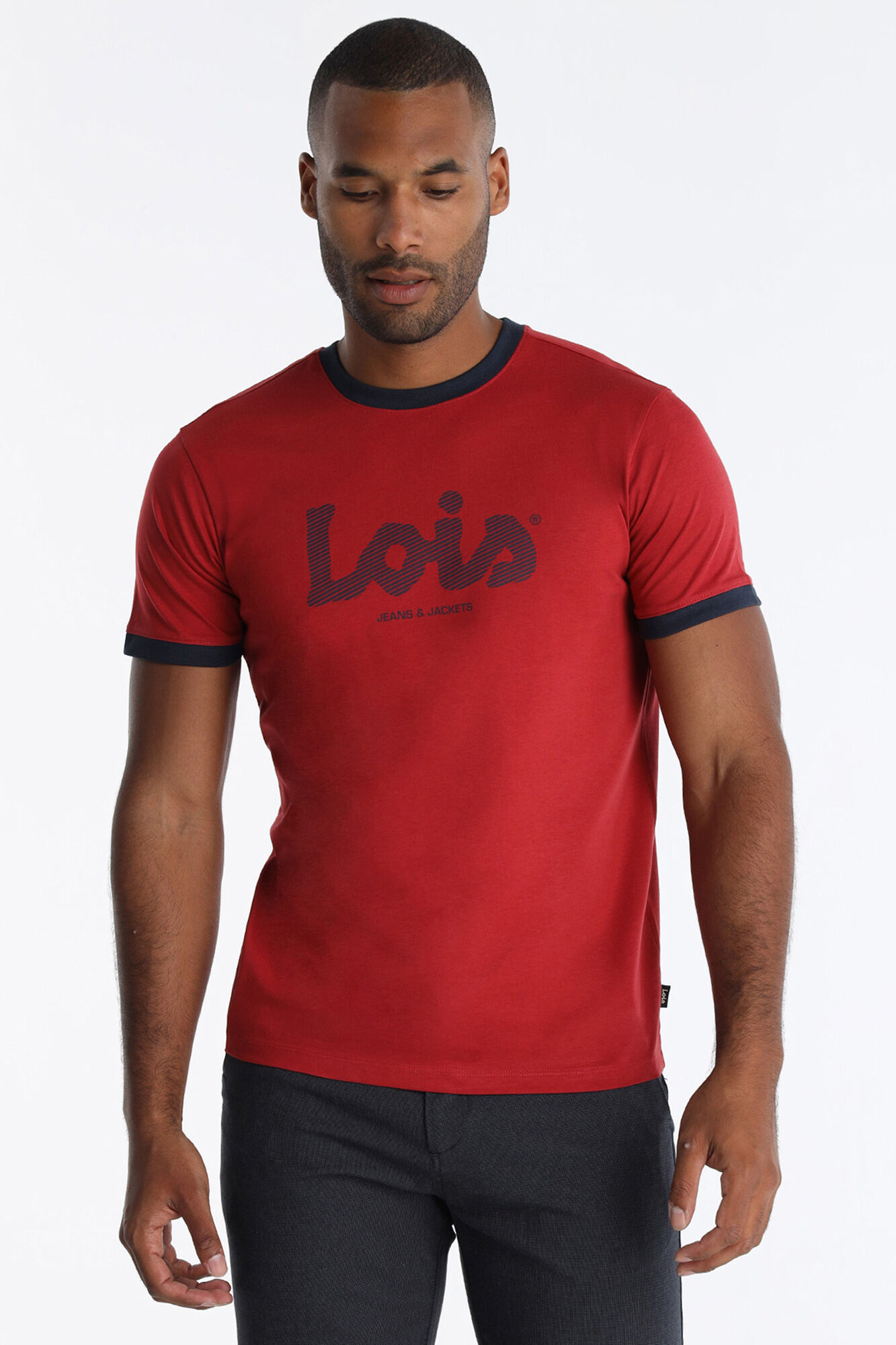 Lois T-shirt de manga curta com logo