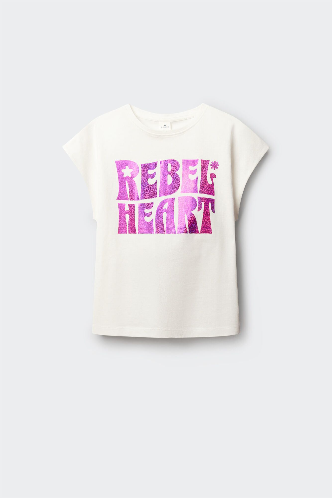 Springfield Kids T-shirt manga curta Rebel Heart menina