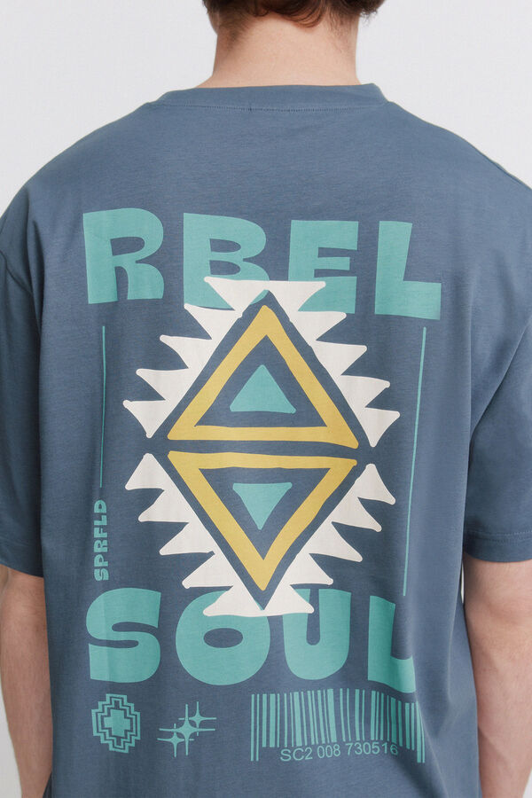 Springfield T-shirt Rbel nativa azul