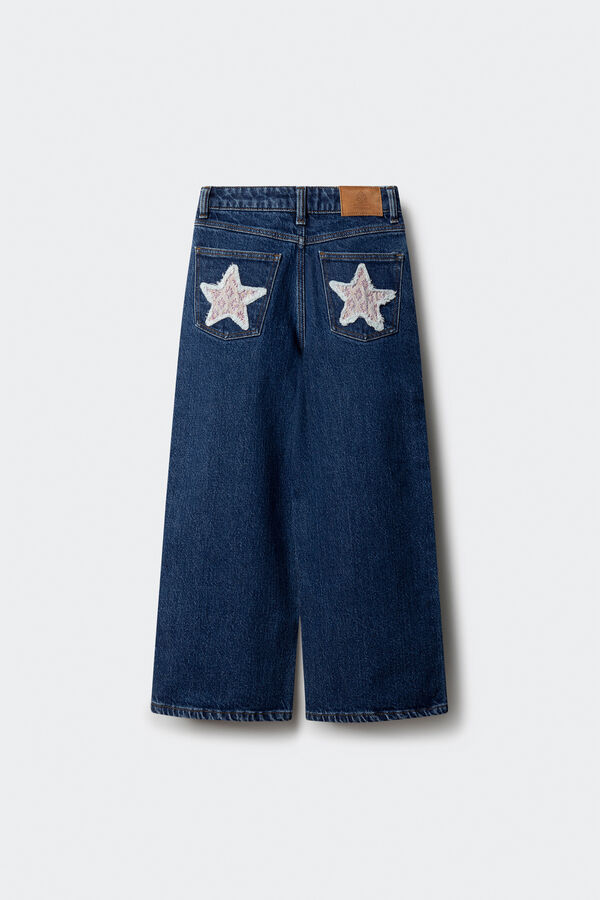 Springfield Kids Garota Estrela do Jeans azul