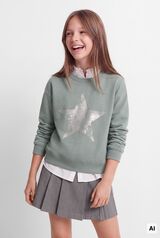 Springfield Kids Sweatshirt Estrela STUDS verde