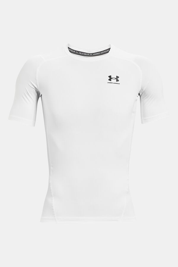 Under Armour HeatGear short-sleeved T-shirt white