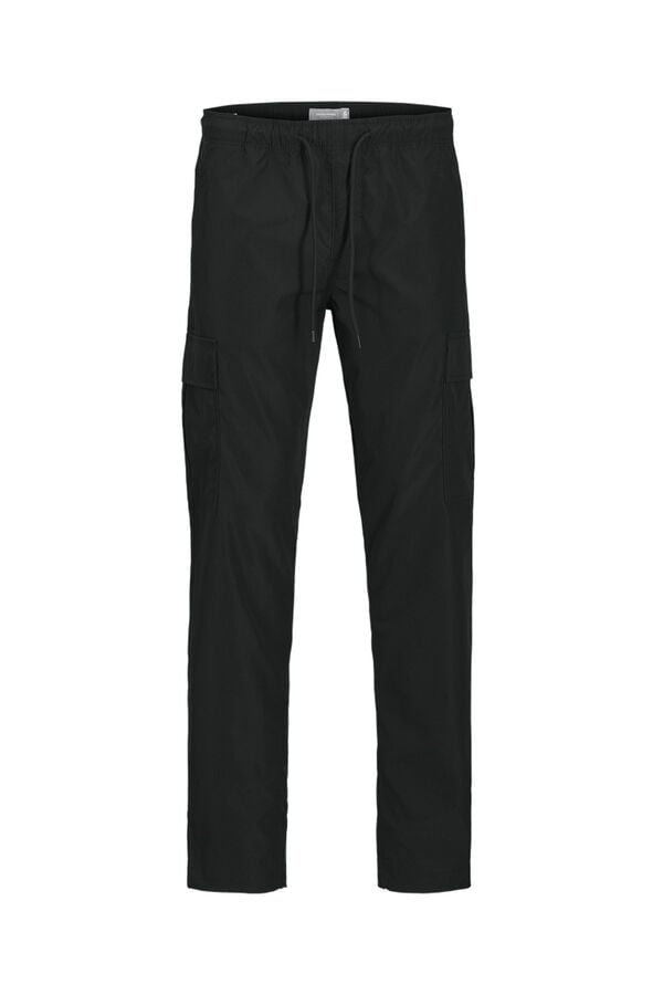 Jack & Jones Calça cargo com bolsos laterais preto