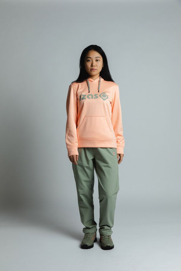 Izas Sweatshirt com capuz borgonha