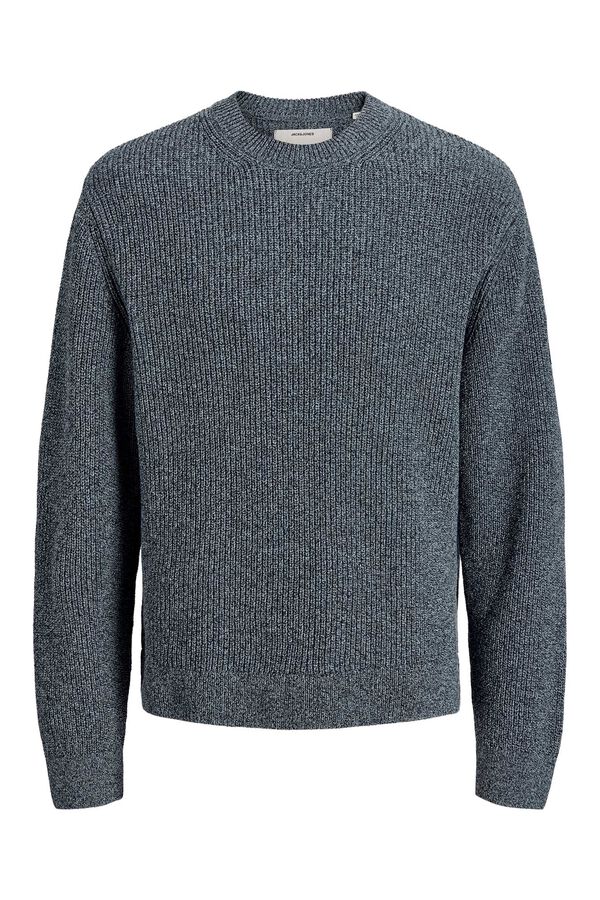 Jack & Jones PLUS Camisola de gola redonda azul