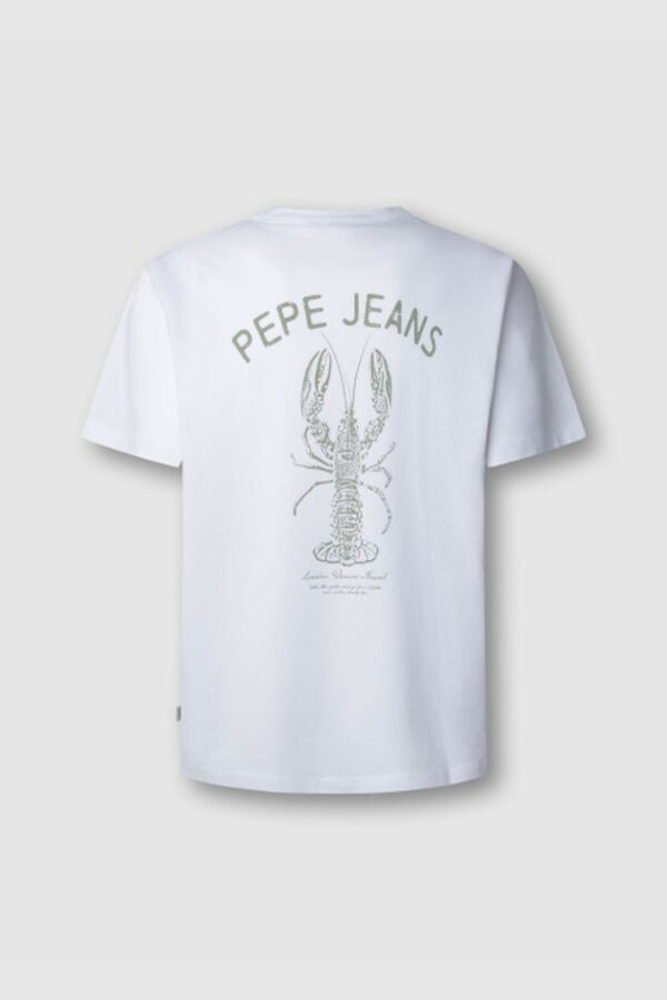 Pepe Jeans Camisa manga corta en punto blanco