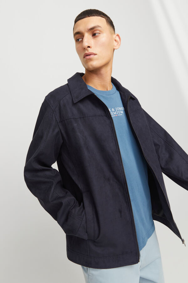 Jack & Jones Blusão de corte regular preto