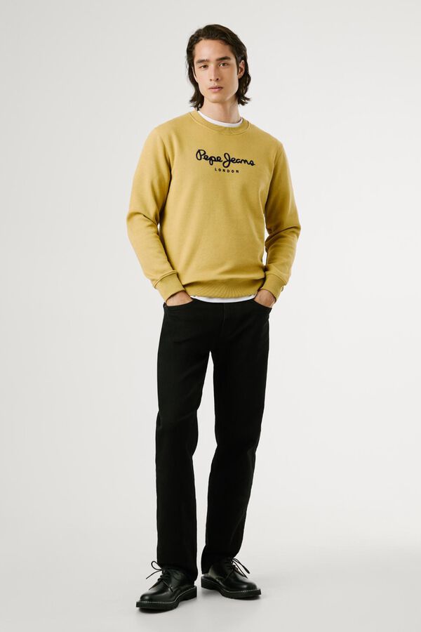 Pepe Jeans Sweatshirt Gola Redonda Com Logo estampado