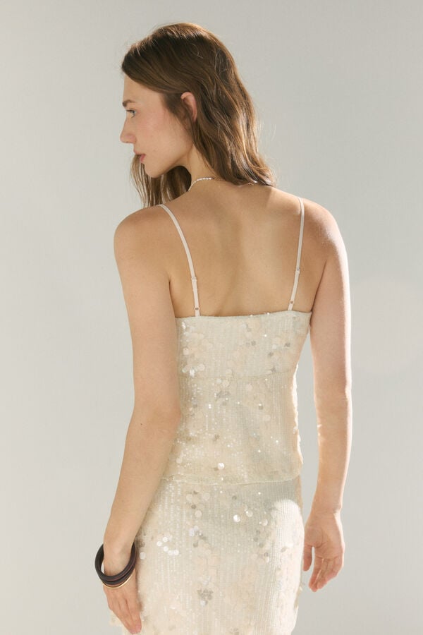 High Spirits Top Glow branco