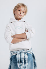 Springfield Kids Sweatshirt com capuz Springfield branco