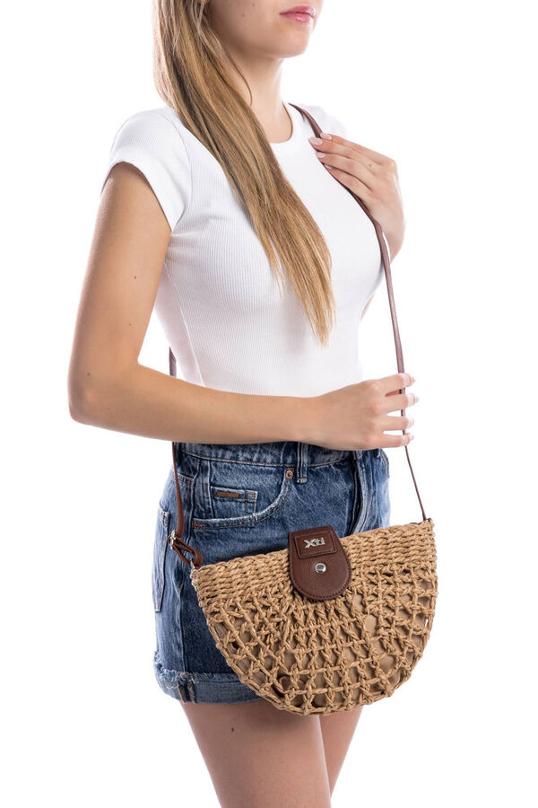 XTI Bolsa De Ráfia cru