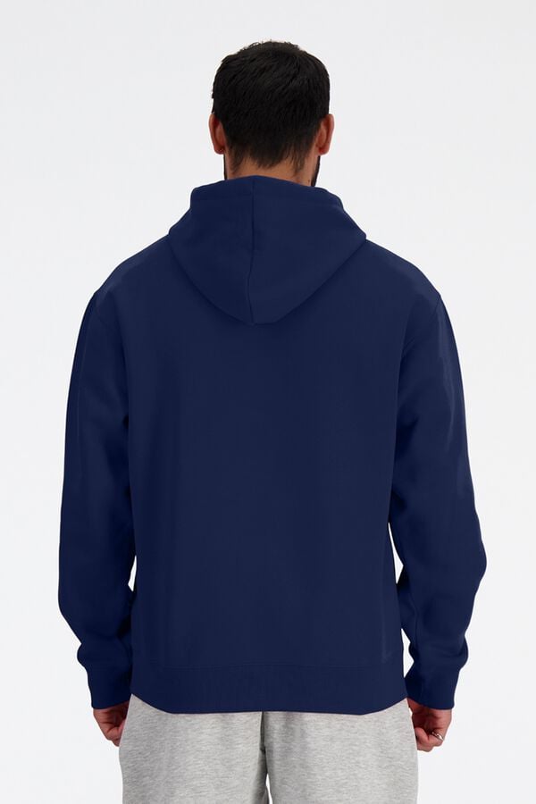 New Balance Sweatshirt com capuz logo azul