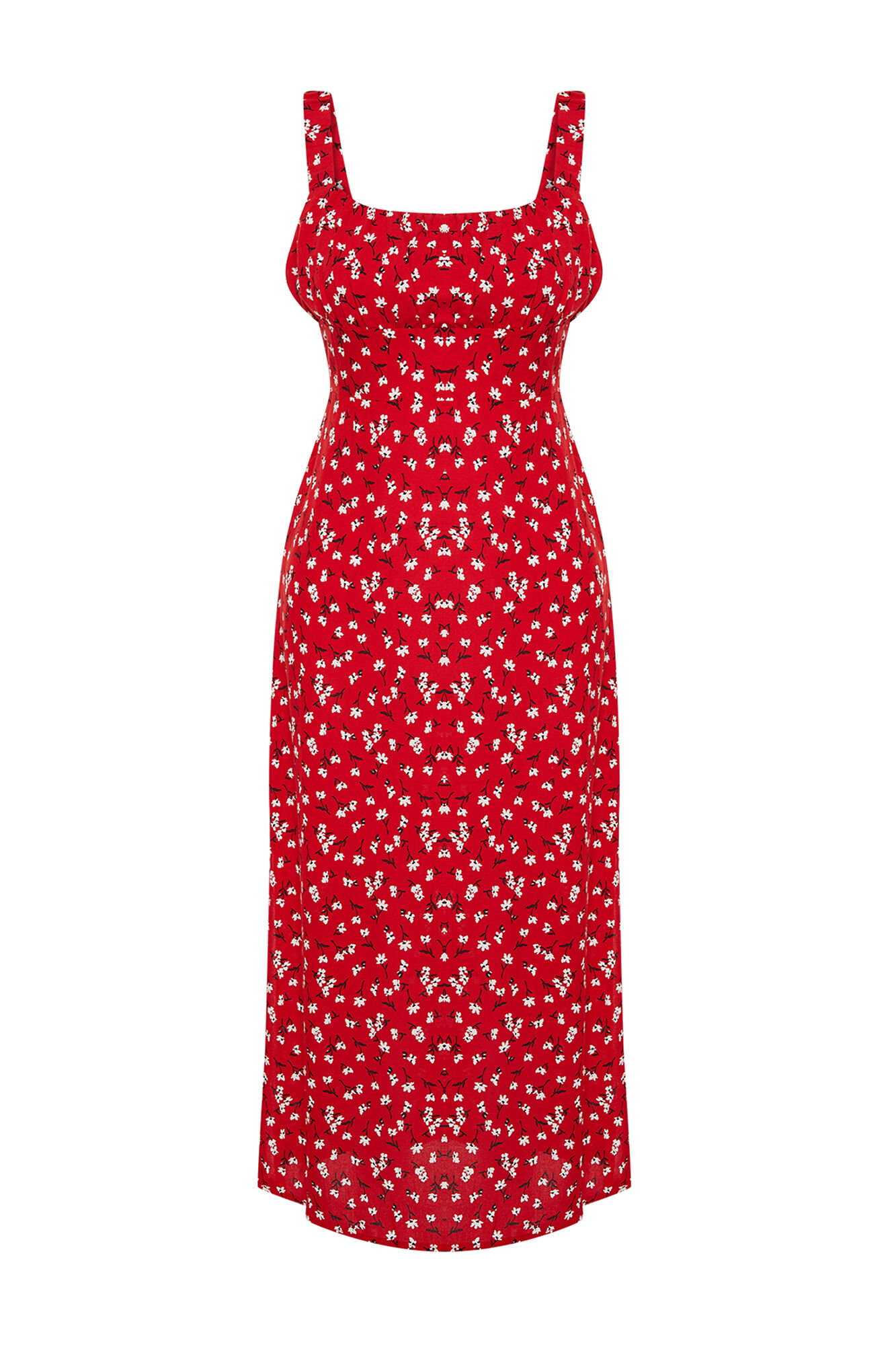 Trendyol Vestido midi de al&ccedil;as