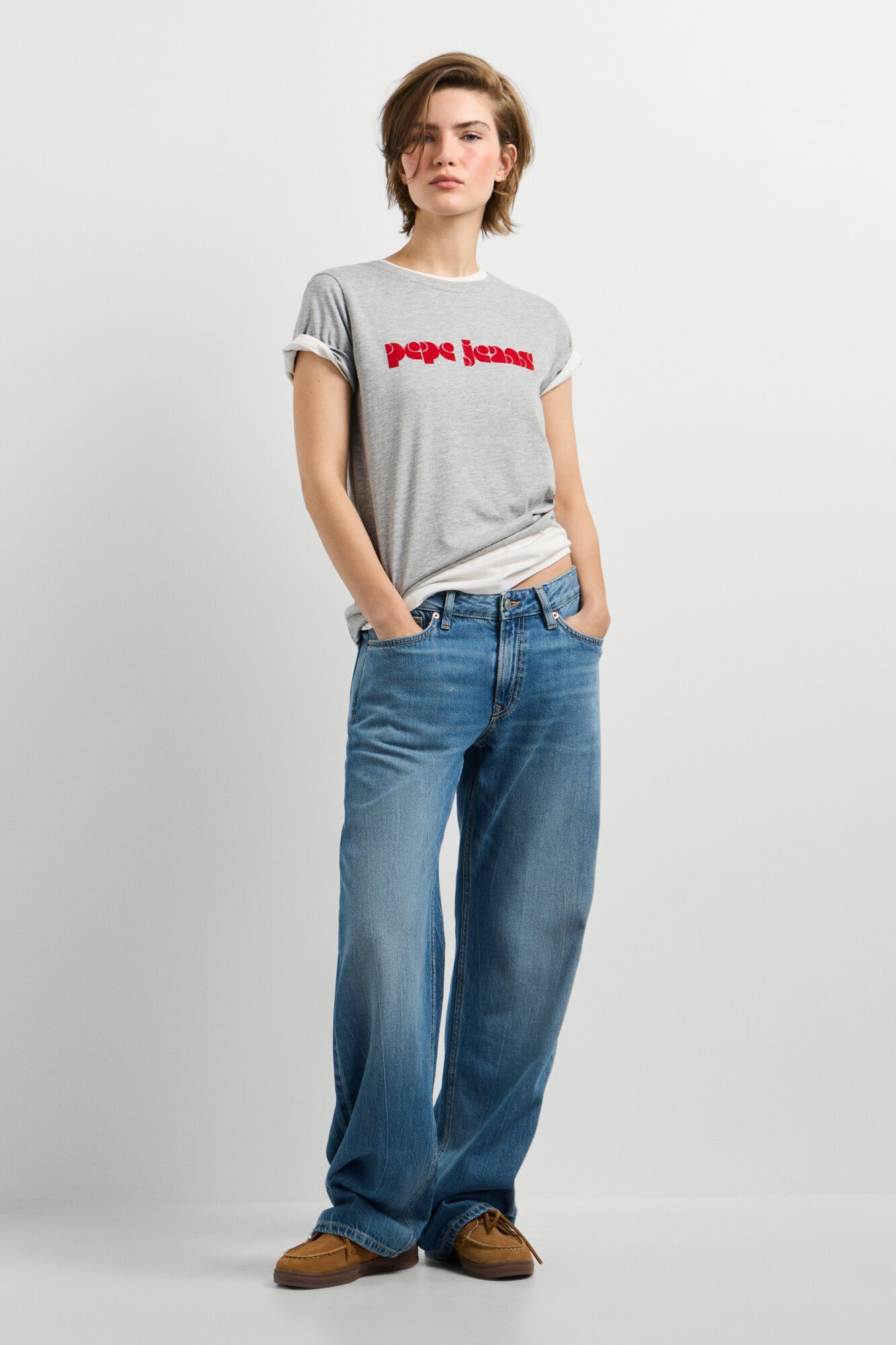 Pepe Jeans T-shirt de manga curta com estampado gr&aacute;fico