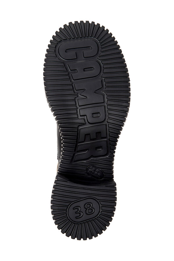 Camper Botas de couro de cano meia preto