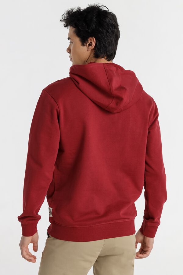 Lois Sweatshirt com capuz vermelho