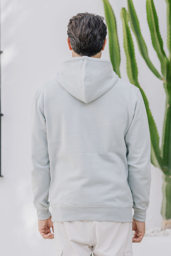 Celopman Sweatshirt com capuz canguru verde