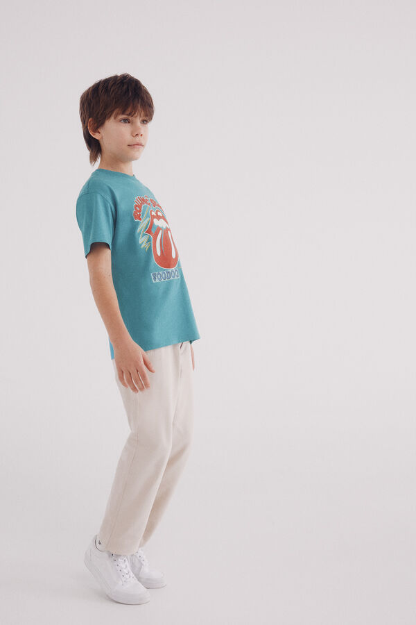 Springfield Kids Boy's Rolling Stones T-shirt blue