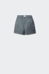 Springfield Kids Bermudas balloon em denim para menino azul