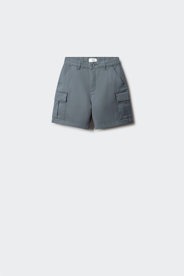 Springfield Kids Bermudas balloon em denim para menino azul