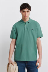Springfield Polo b&aacute;sico Springfield regular fit verde