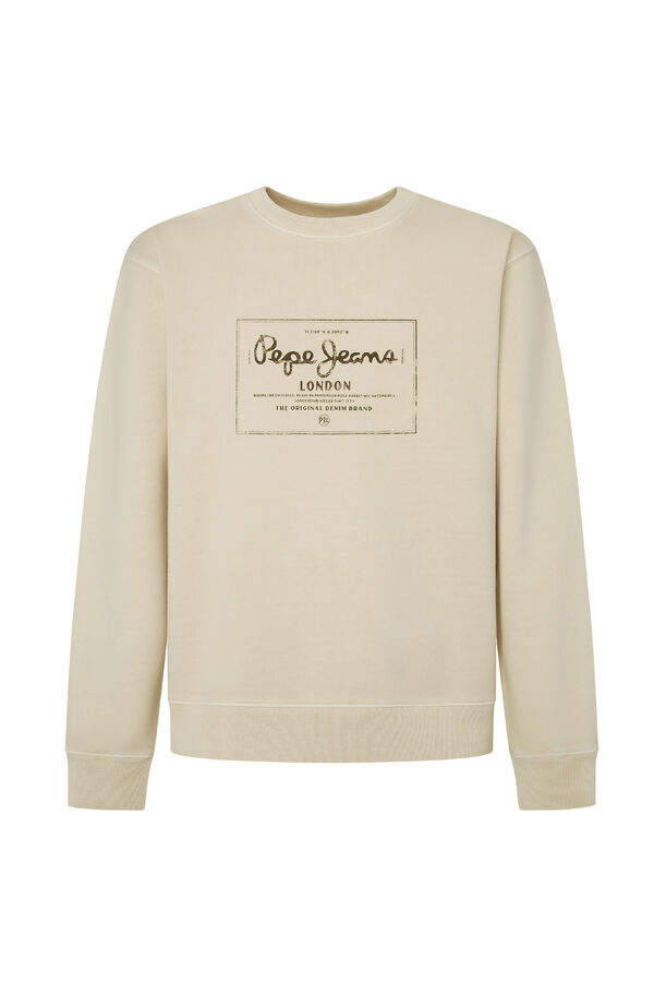 Pepe Jeans Sweatshirt de gola redonda  bege