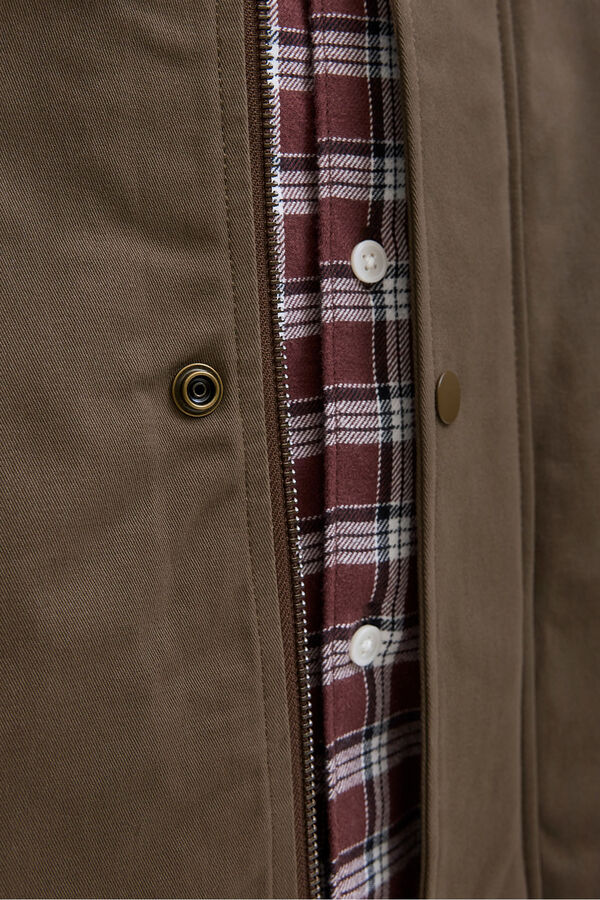 Jack & Jones PLUS Blusão clássica castanho