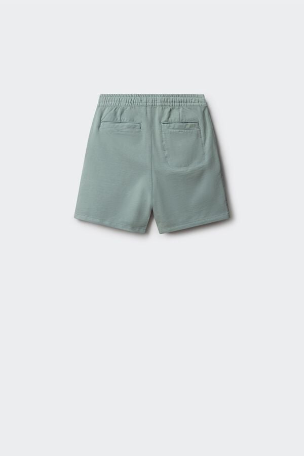 Springfield Kids Bermuda chino em malha para menino azul