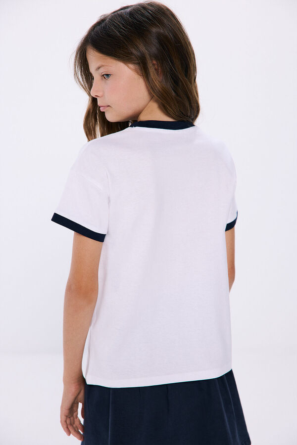 Springfield Camiseta feminina Le Marais branco