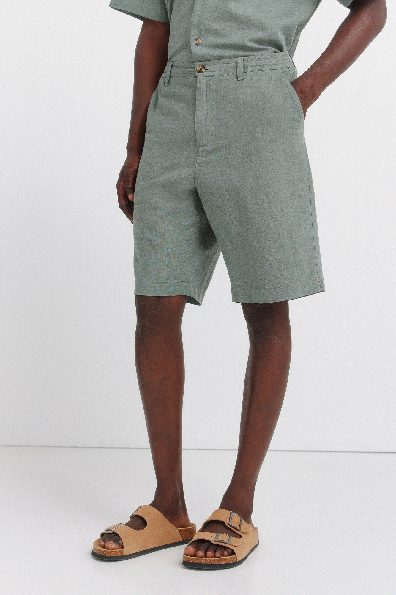 Springfield Bermuda lino relaxed fit