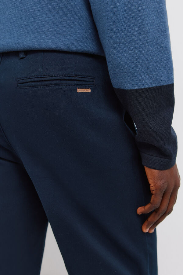 Springfield Cal&ccedil;as chino regular fit azul