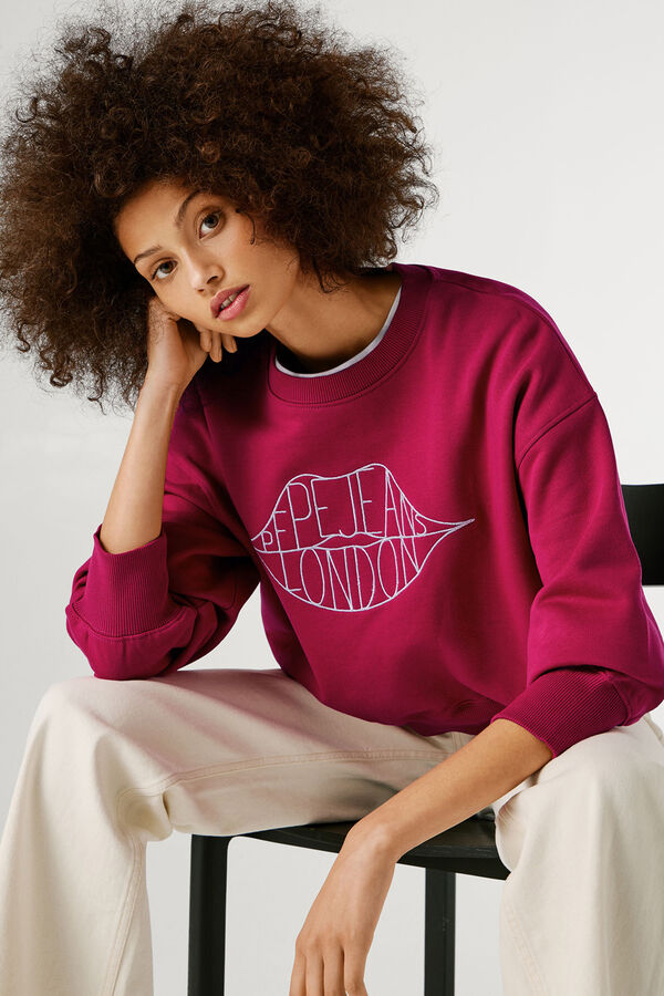 Pepe Jeans Sweatshirt de manga comprida rosa