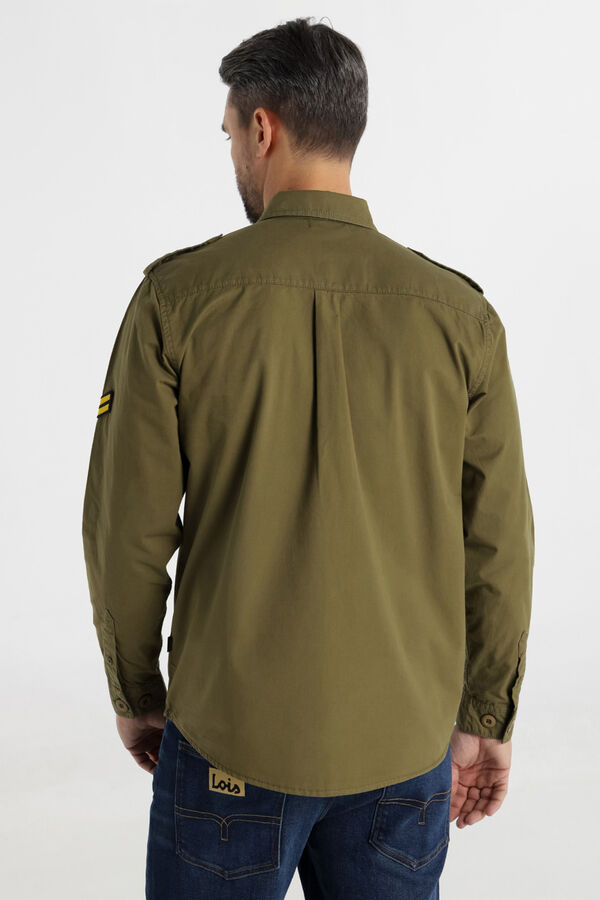 Lois Camisa de manga manga comprida verde