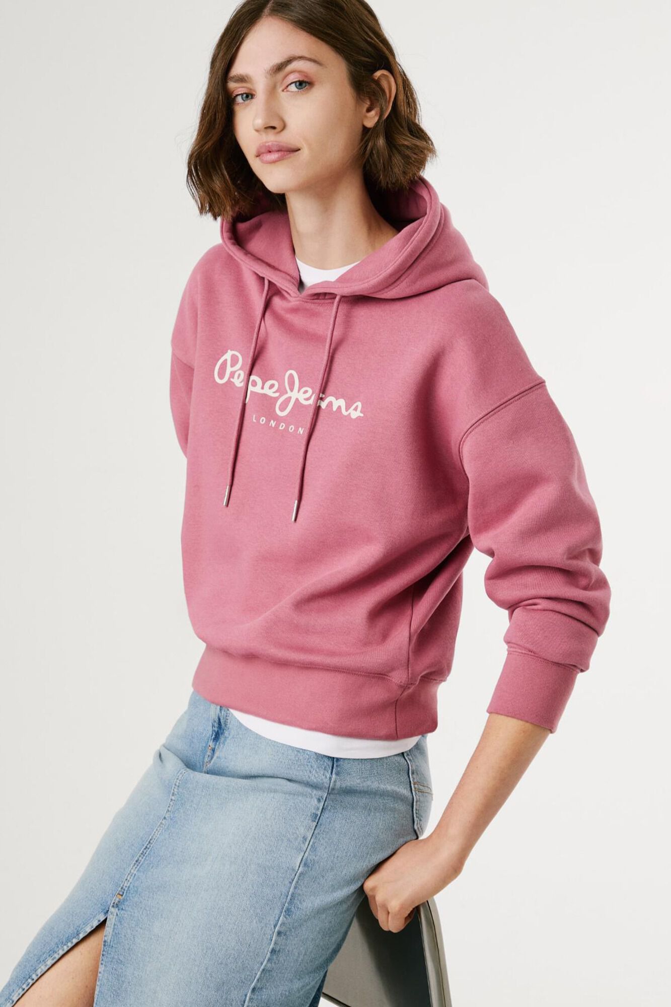 Pepe Jeans Sweatshirt com capuz e logotipo