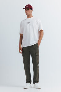 Springfield Calças cargo slim fit