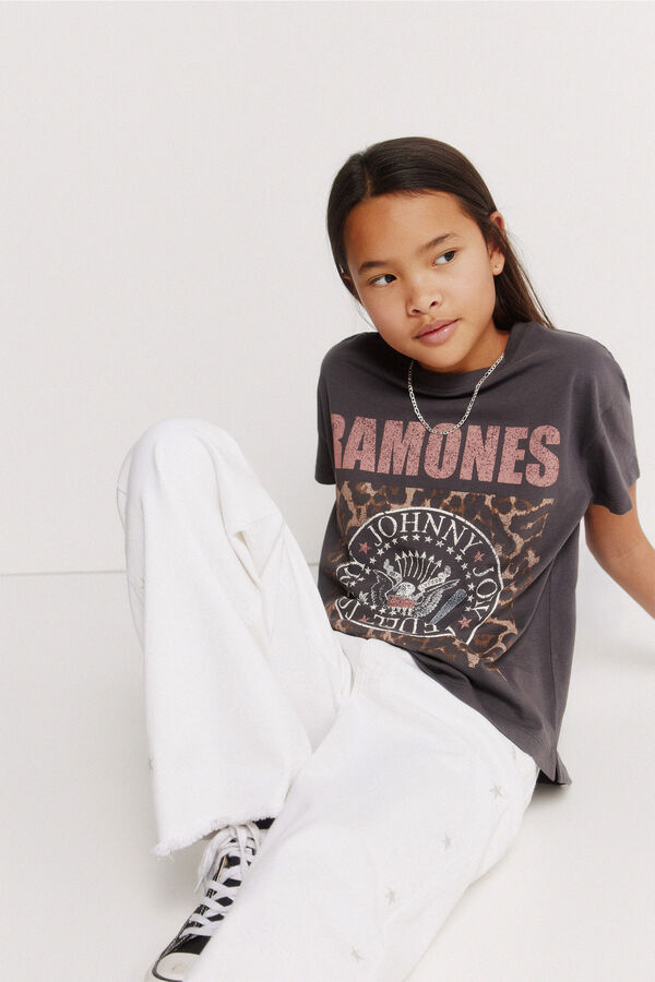 Springfield Kids T-shirt Ramones para menina cinzento