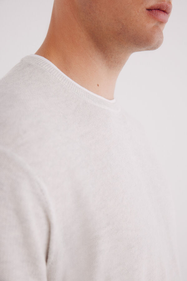 Springfield Jersey manga corta estructura gris