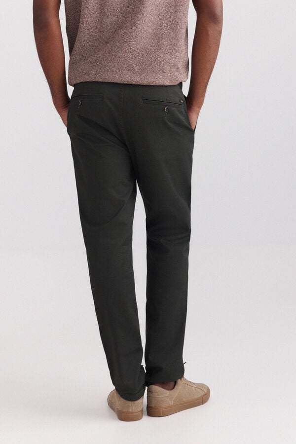 Springfield Cal&ccedil;as chino microestampadas slim fit estampado