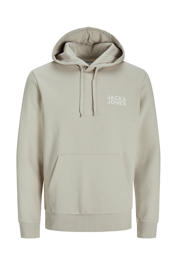 Jack & Jones Sudadera est&aacute;ndar fit gris