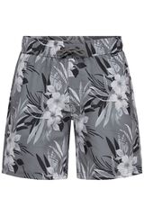 Blend PLUS Fato de banho estampado tamanho grande cinzento