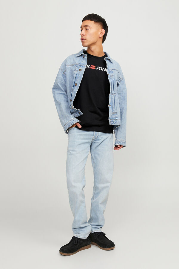 Jack & Jones Short-sleeved logo T-shirt black