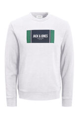 Jack & Jones PLUS Moletom Plus sweatshirt regular fit branco