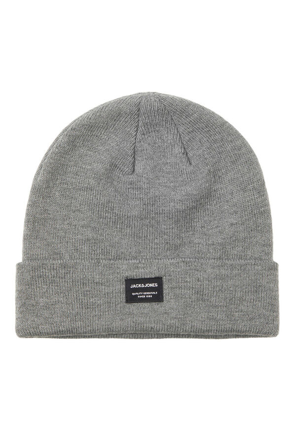 Jack & Jones boné de malha cinzento