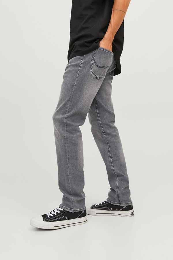Jack & Jones Jeans slim cinco bolsos preto